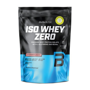 BioTechUSA Iso Whey Zero, truskawka - 454 g