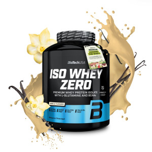 BioTechUSA Iso Whey Zero, Wanilia - 1816 g