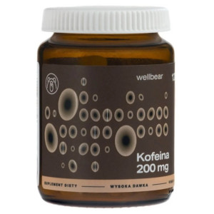 Wellbear Kofeina 200 mg - 120 tabletek