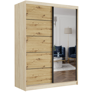 Szafa przesuwna głębokość 60 cm x 150 x 200 - Rivano IA