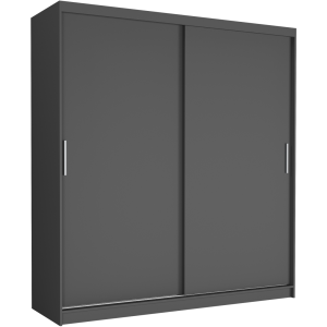Szafa przesuwna Tivaro VI 203 cm antracyt 2-drzwi antracyt