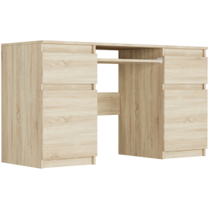 Biurko szkolne młodzieżowe Sonoma 135 x 50 cm - Modern N6