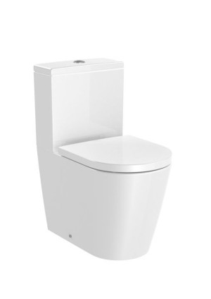 Roca Inspira miska WC kompaktowa Rimless Compacto biała