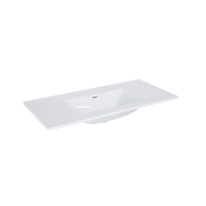 Elita Skappa Umywalka meblowa100x46 cm biały połysk bez otworu