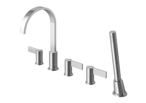 PROMOCJA Kohlman Dexame bateria wannowa 5-otworowa stojąca 17,5
cm | QB242D