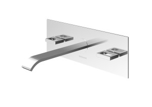 PROMOCJA Kohlman Nexen-S bateria umywalkowa ścienna 3-otworowa 20
cm | SQW198U