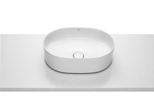 Roca Inspira Round umywalka nablatowa 50x37 cm