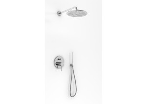 PROMOCJA Kohlman Roxin zestaw prysznicowy z deszczownią 20 cm | QW210RR20
