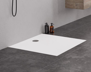 New Trendy NEX Brodzik kwadratowy 100x100 cm antracyt, struktura