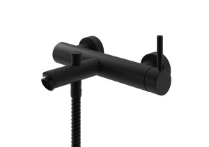 PROMOCJA Kohlman Roxin bateria wannowa ścienna 2-otworowa
czarna | QW110RB