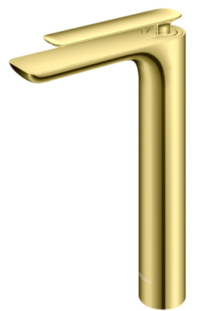 Kohlman Experience GOLD Bateria umywalkowa wysoka złota