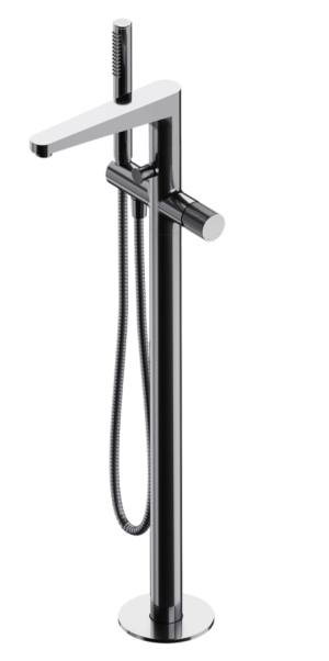 Omnires CONTOUR bateria wannowa wolnostojąca chrom