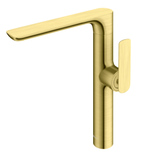 PROMOCJA Kohlman Experience Brushed Gold Bateria umywalkowa wysoka
mieszacz z boku złoto szczotkowane | QB175EGDB