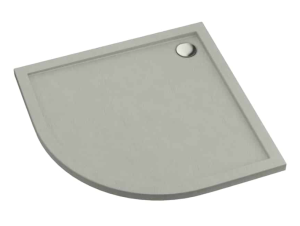 Schedline Sharper Cement Stone Brodzik półokrągły 90x90 cm cementowy kamień