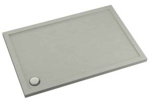 Schedline Sharper Cement Stone Brodzik prostokątny akrylowy 90x120 cm Cementowy kamień
