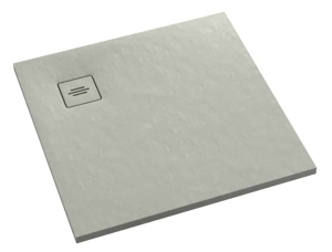 Schedline Protos Brodzik kwadratowy 90x90 cm cementowy kamień