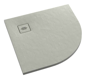 Schedline Protos Cement Stone Brodzik półokrągły 90x90 cm cementowy kamień