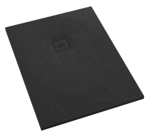 Schedline Protos Black Stone Brodzik prostokątny 90x180 cm czarny kamień