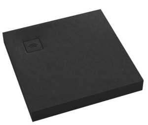 Schedline NonLimits Black Stone Brodzik akrylowy 100x100 cm czarny kamień