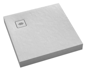 Schedline NonLimits White Stone Brodzik akrylowy 100x100 cm biały kamień