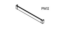 Ronal - Sanswiss Obudowa brodzika 160 cm 1-stronna srebrny połysk