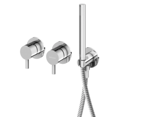PROMOCJA Kohlman Axel Bateria wannowa bez wylewki chrom | QW260A
