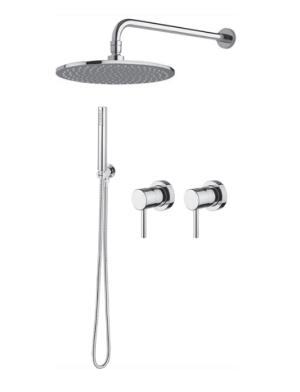 Giulini Giovanni Futuro zestaw prysznicowy podt. deszczownica 30 cm chrom