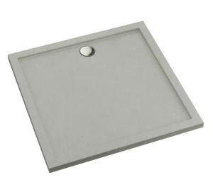 Schedline Sharper Brodzik akrylowy 80x80x4,5 cm cementowy kamień