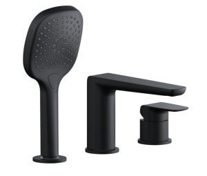 PROMOCJA Excellent Clever 2.0 bateria wannowa 3 otworowa, czarny soft