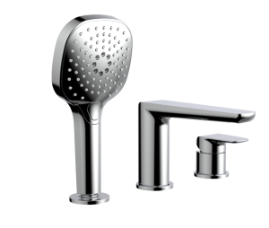 PROMOCJA Excellent Clever 2.0 bateria wannowa 3 otworowa, chrom
