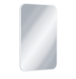 PROMOCJA Lumiro lustro łazienkowe 100x70 cm prostokątne, oświetlenie LED mata grzewcza, rama akrylowa