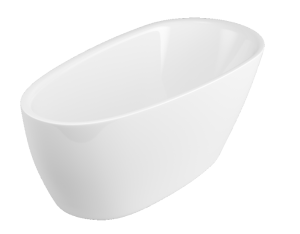 PROMOCJA Excellent Olia 2.0 wanna owalna 160x75 cm wolnostojąca, biały połysk