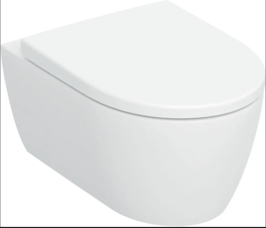 GEBERIT iCon Miska WC wisząca wirowa TurboFlush z deską 35.5 x 53 cm biała