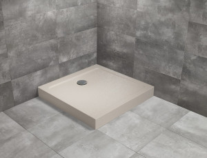 PROMOCJA Radaway Doros C Compact Stone Brodzik kwadratowy 100x100x11,5 cm kaszmirowy