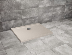 PROMOCJA Radaway Doros D Stone Brodzik prostokątny 100x90x5 cm Kaszmirowy