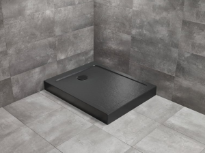 PROMOCJA Radaway Doros F Compact brodzik 160x80 prostokątny Stone Czarny