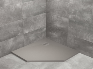 PROMOCJA Radaway KYNTOS PT brodzik 90x90 pięciokątny cemento