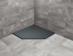 PROMOCJA Radaway KYNTOS PT brodzik 90x90 pięciokątny antracyt