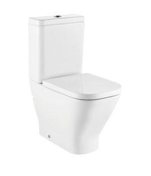 Roca Gap Miska WC do kompaktu Rimless SQUARE przyścienna 362 x 600 x 790 mm