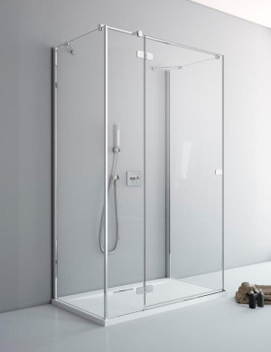 PROMOCJA Radaway Fuenta KDJ+S Kabina prysznicowa 90x80 cm drzwi prawe chrom