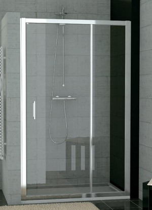 Ronal - Sanswiss top Line Drzwi 1-częściowe 140cm (137,5-142,5cm) srebrny mat