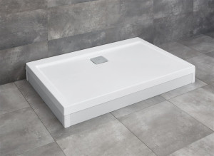 PROMOCJA Radway Argos D Brodzik prysznicowy 120x80 cm z nóżkami i obudową