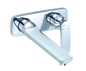 Kludi Balance Bateria umywalkowa ścienna wylewka 23,5 cm chrom