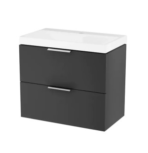 PROMOCJA Excellent Blanko Szafka pod umywalkę 65x37cm czarny soft