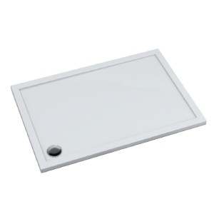 Schedline Brodzik kompozytowy Stabilsound Plus Estima 80x170x5 cm, prostokątny z odpływem w narożniku