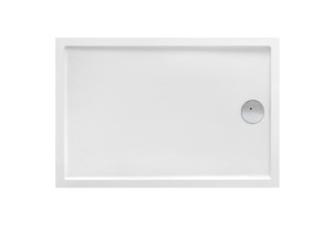 Roca Granada Brodzik prostokątny 100x80 cm wys.75 mm akryl kolor biały