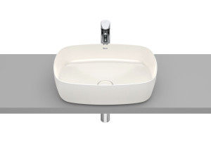 Roca Inspira Square umywalka nablatowa 50x37 cm beżowy