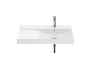 Roca Ona Umywalka ścienna prawa 80x46 cm FINECERAMIC®