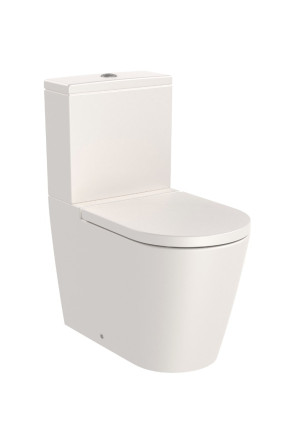 Roca Inspira Round miska WC kompakt Rimless beżowy