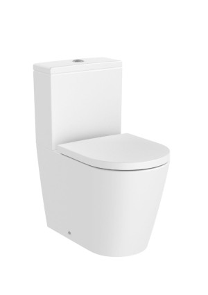 Roca Inspira miska WC kompaktowa Rimless Compacto beżowy
